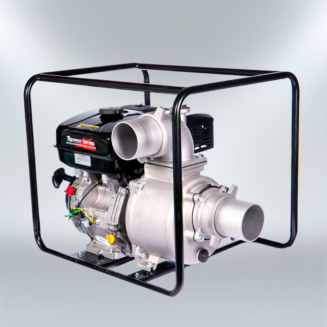 MOTOBOMBA TOYAMA XP DIÉSEL TDWP100SXP 4''X4'' 10HP / 418CC CAUDAL 25MCA Y 85M3/H