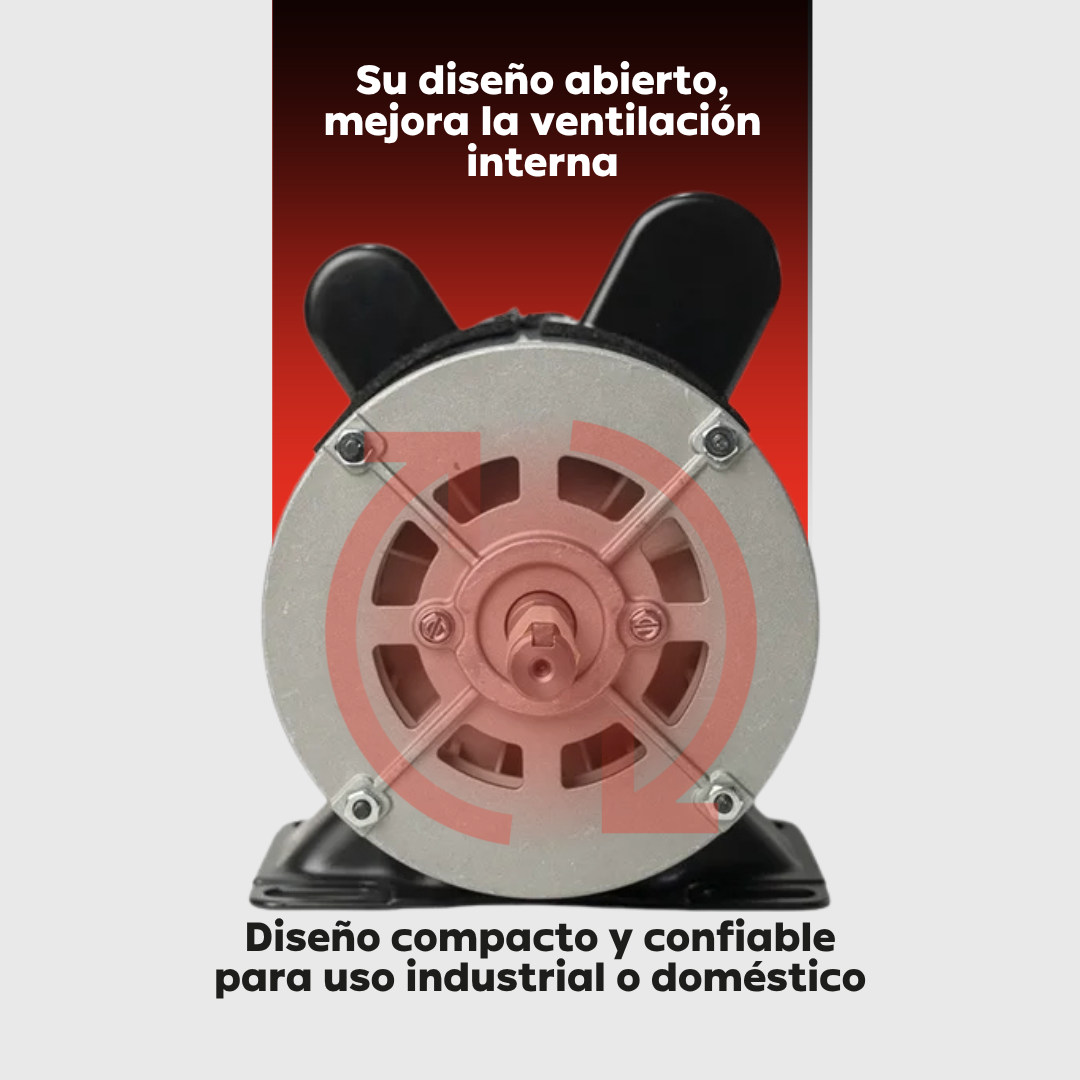 Motor Eléctrico Monofásico CENTURY 0.75 HP 1800 RPM Carcasa Semiabierta (ODP)