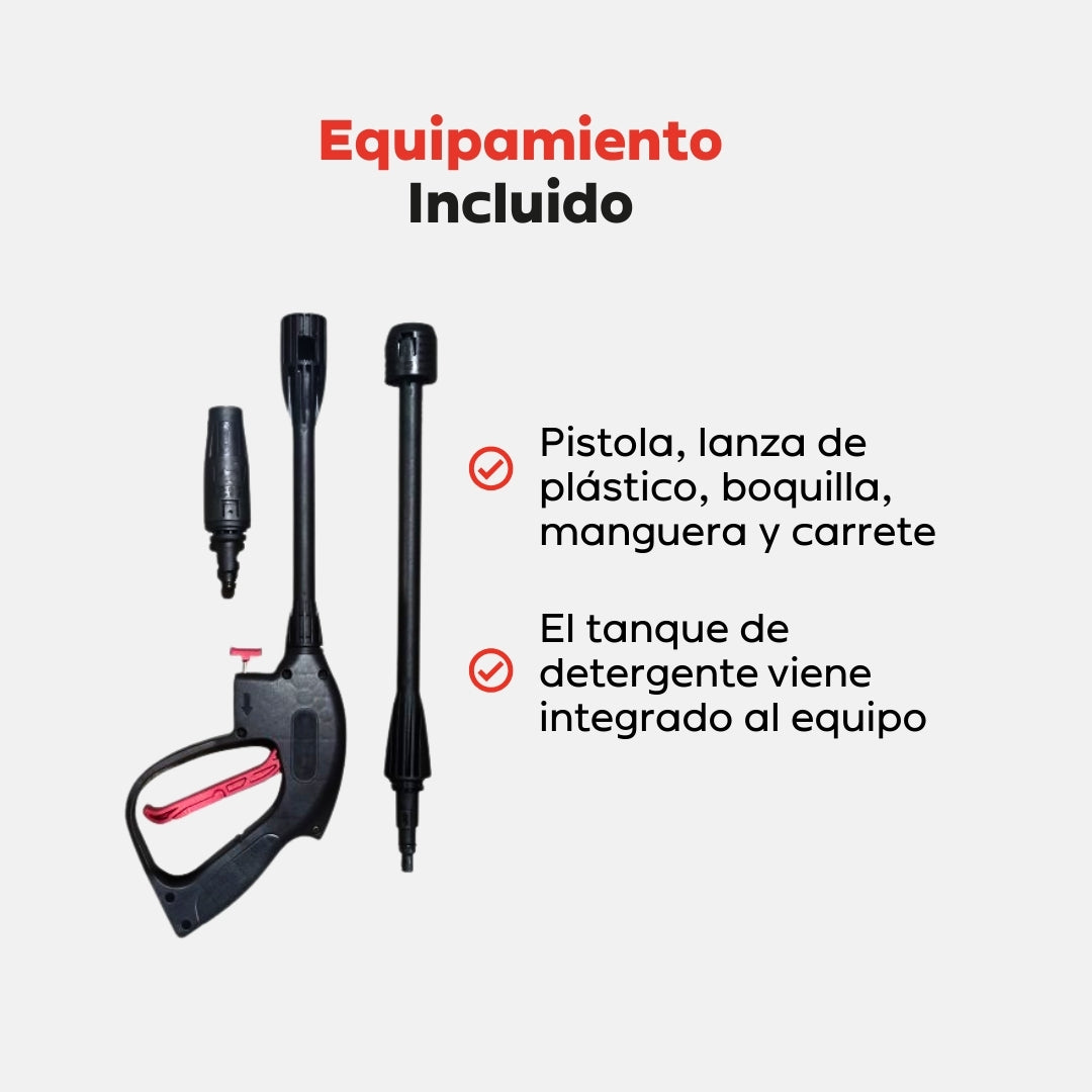 Hidrolavadora Eléctrica Fujita FPW18 – 1.800 W / 1.960 PSI / 6,0 L/min