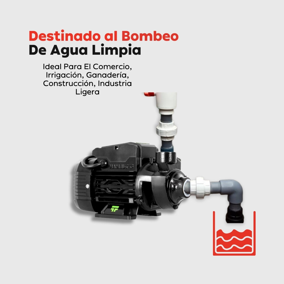 Electrobomba / Periférica 1/2 HP Tubman – Mini bomba doméstica de alto rendimiento