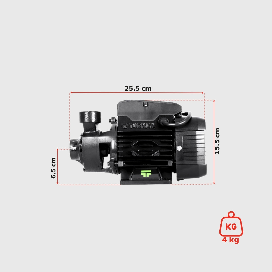 Electrobomba / Periférica 1/2 HP Tubman – Mini bomba doméstica de alto rendimiento