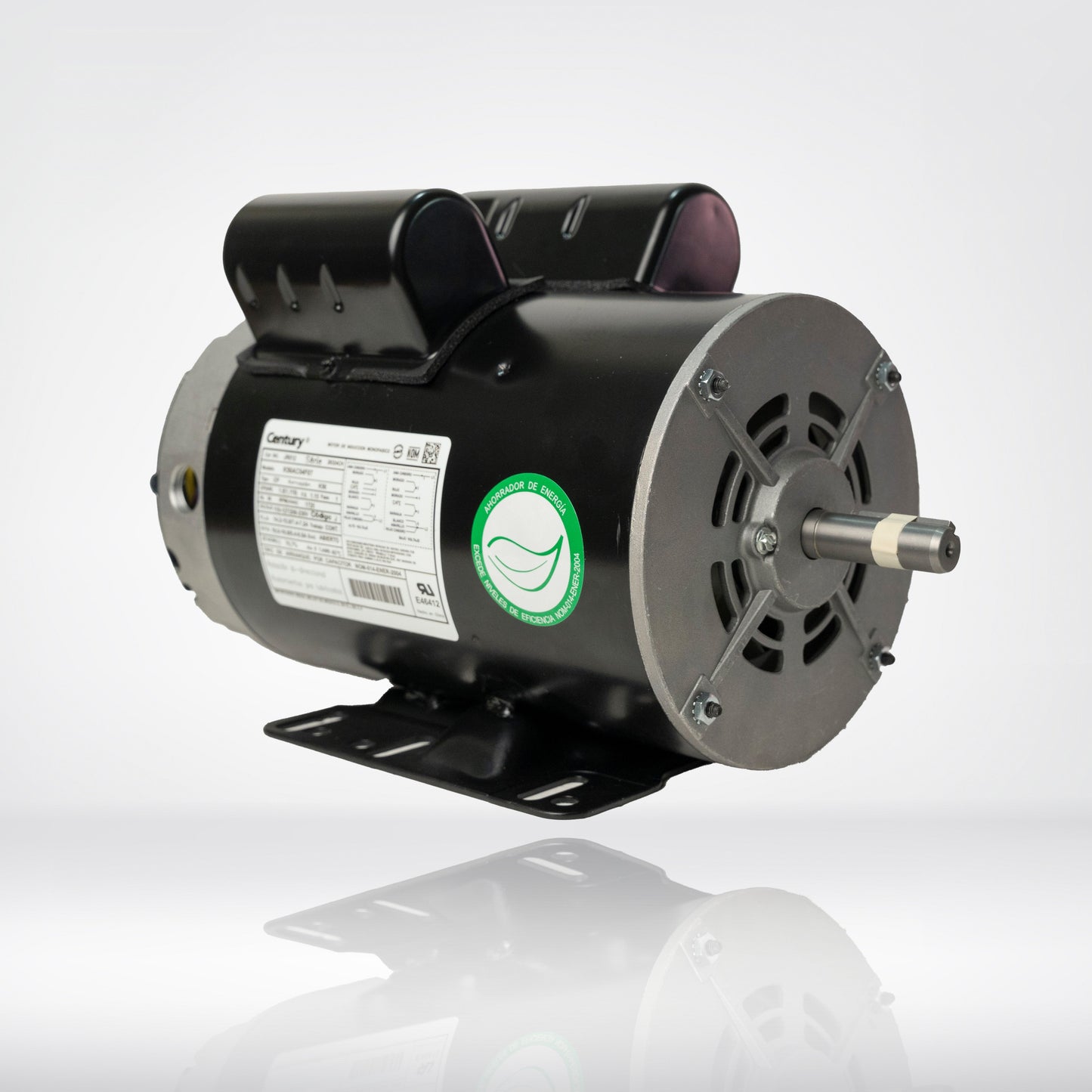 Motor Eléctrico Monofásico CENTURY 1.5 HP 1800 RPM Carcasa Semiabierta (ODP)