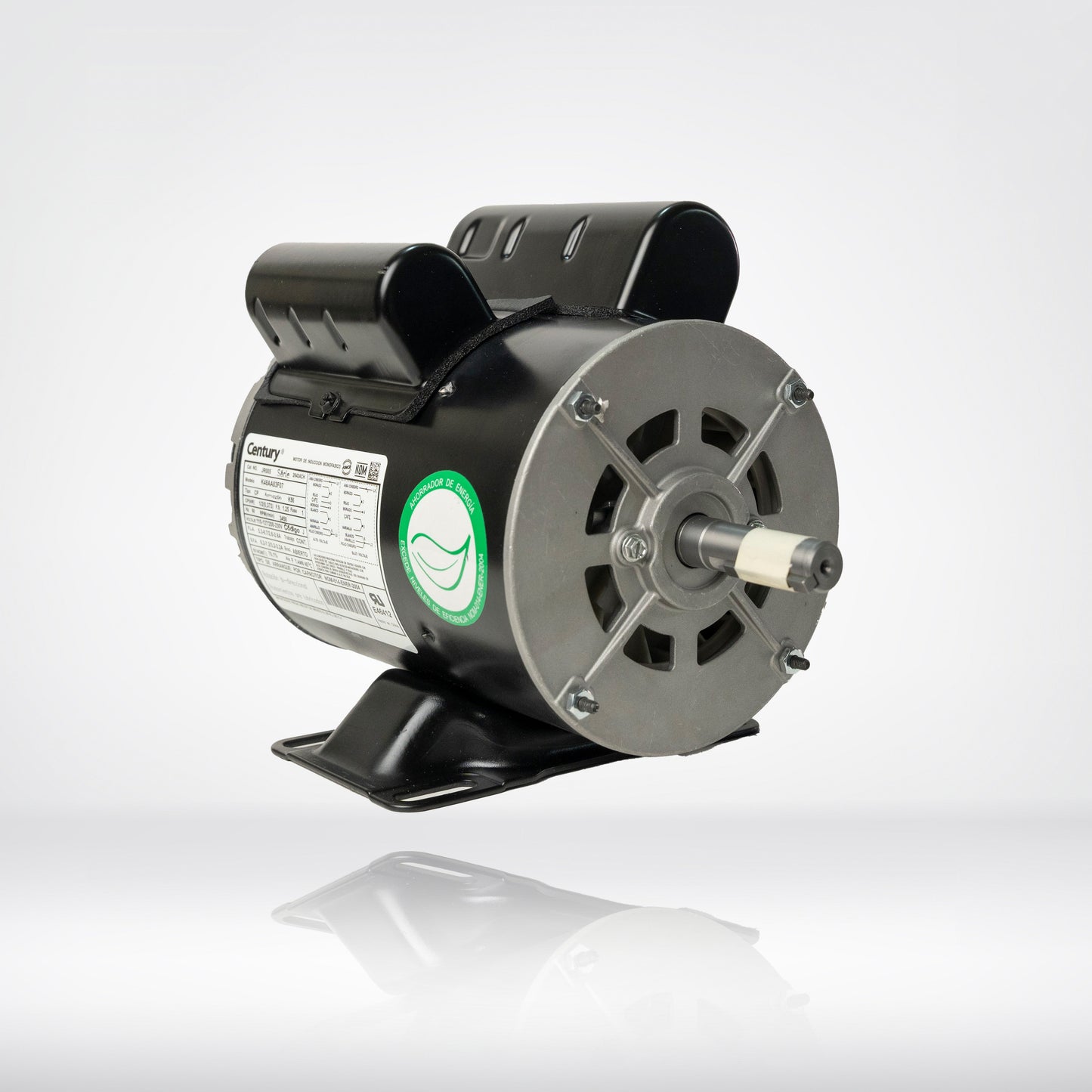 Motor Eléctrico Monofásico CENTURY 0.5 HP 3600 RPM Carcasa Semiabierta (ODP)
