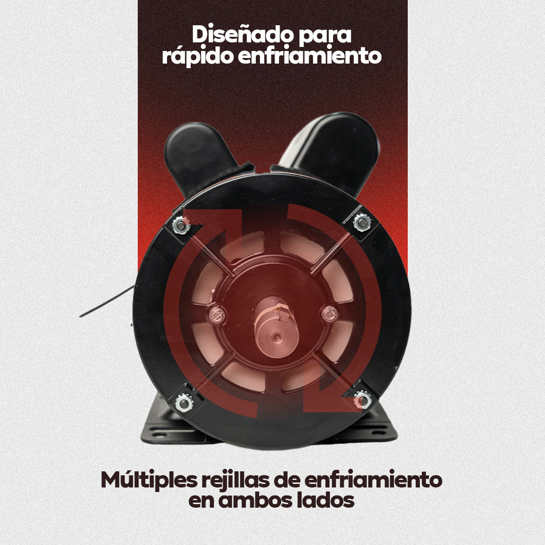 Motor Eléctrico Monofásico CENTURY 3 HP 1800 RPM Carcasa Semiabierta (ODP)