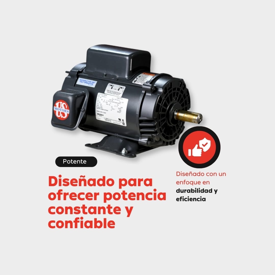 MOTOR US MOTORS MONOFASICO 5 HP