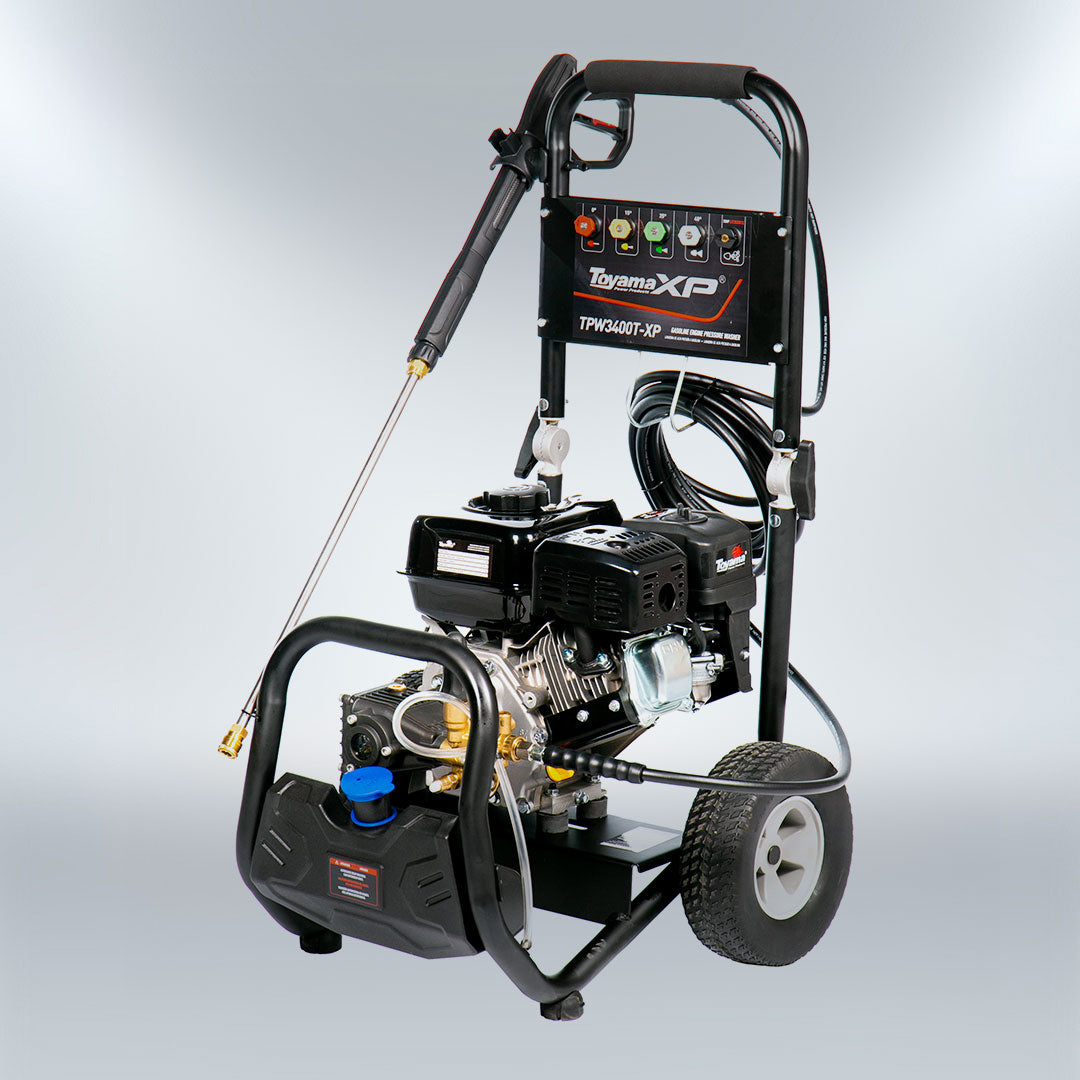 HIDROLAVADORA TOYAMA TPW3400T-XP MOTOR GASOLINA 4T 7.5HP/ 223CC  DESCARGA 8.7l/min 3400psi/206bar