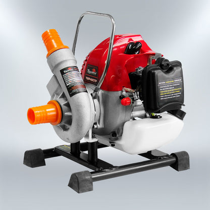 MOTOBOMBA TOYAMA GASOLINA TWP40CTP 1 1/2” X 1 1/2” 2T 2,4HP/62CC PRESIÓN ALUMINIO 40MCA y 20M3/H