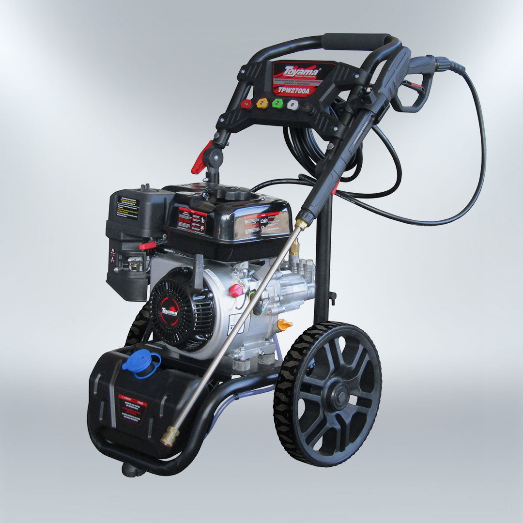 HIDROLAVADORA TOYAMA TPW2700A MOTOR GASOLINA 4T 7,5HP / 223 CC DESCARGA 7,8 l/min 2700psi/186bar