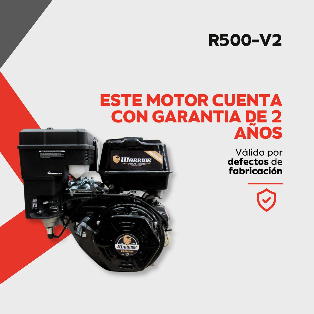 Motor a Gasolina Warrior R500-V2 – 17 HP / 500 cc / OHV