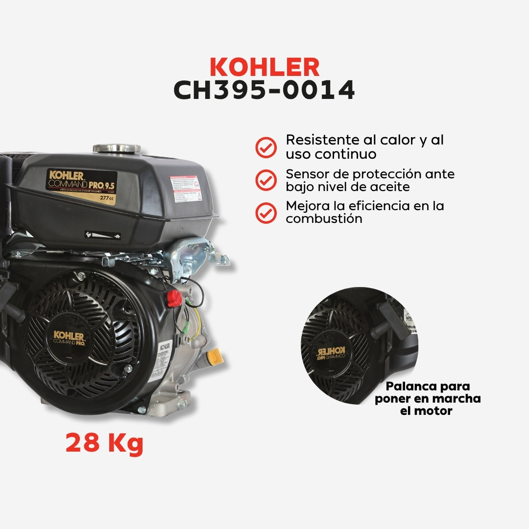 Motor Kohler CH395-0014 – 9,5 HP / 277 cc / OHV