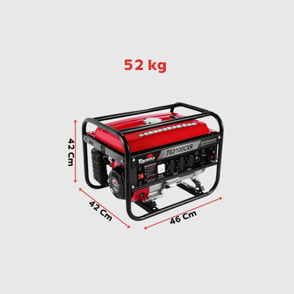 Planta Eléctrica Gasolina Toyama TG3100CXR – 2,8 kW / 110-220 V con AVR