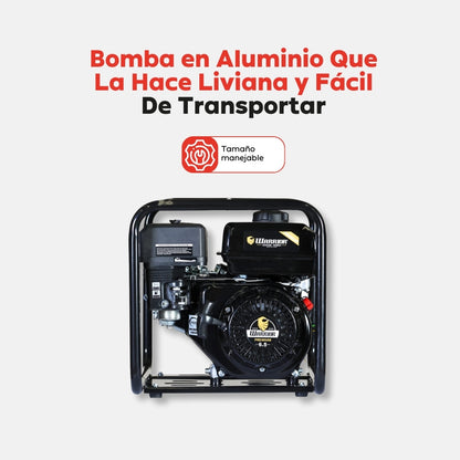 Motobomba Autocebante Warrior FP20 – 6.5 HP / 2″×2″ Succión Y Descarga