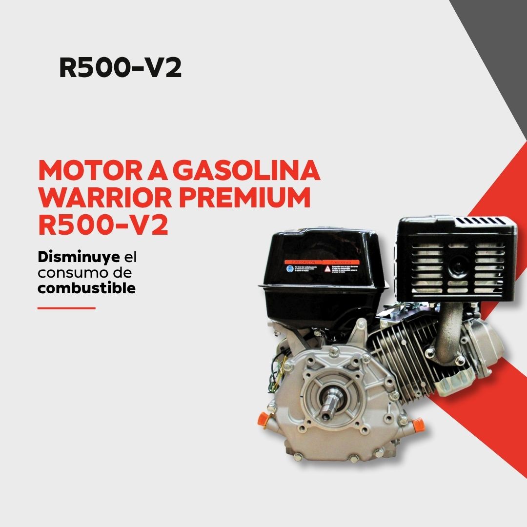 Motor a Gasolina Warrior R500-V2 – 17 HP / 500 cc / OHV