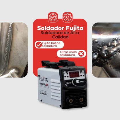 Soldadora Inversora Fujita MINISTARC120 – 120 A / 110-220 V Inverter Portátil