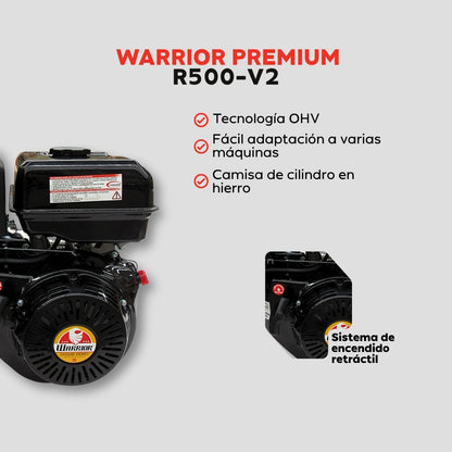 Motor a Gasolina Warrior R420-1R/C – 15 HP / 420 cc / OHV