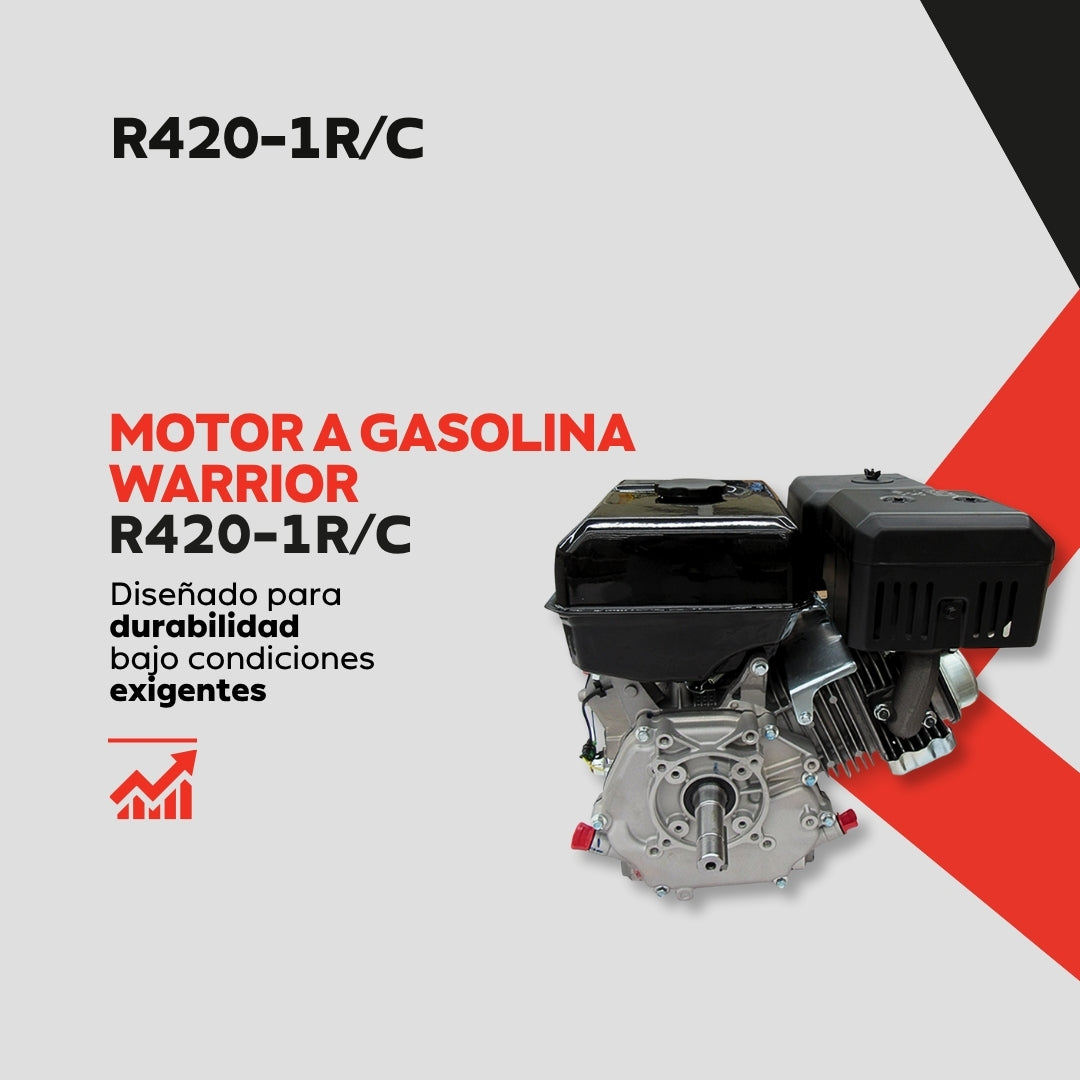 Motor a Gasolina Warrior R420-1R/C – 15 HP / 420 cc / OHV