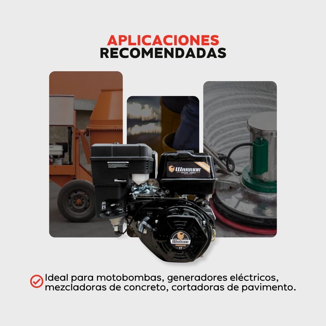 Motor a Gasolina Warrior R500-V2 – 17 HP / 500 cc / OHV
