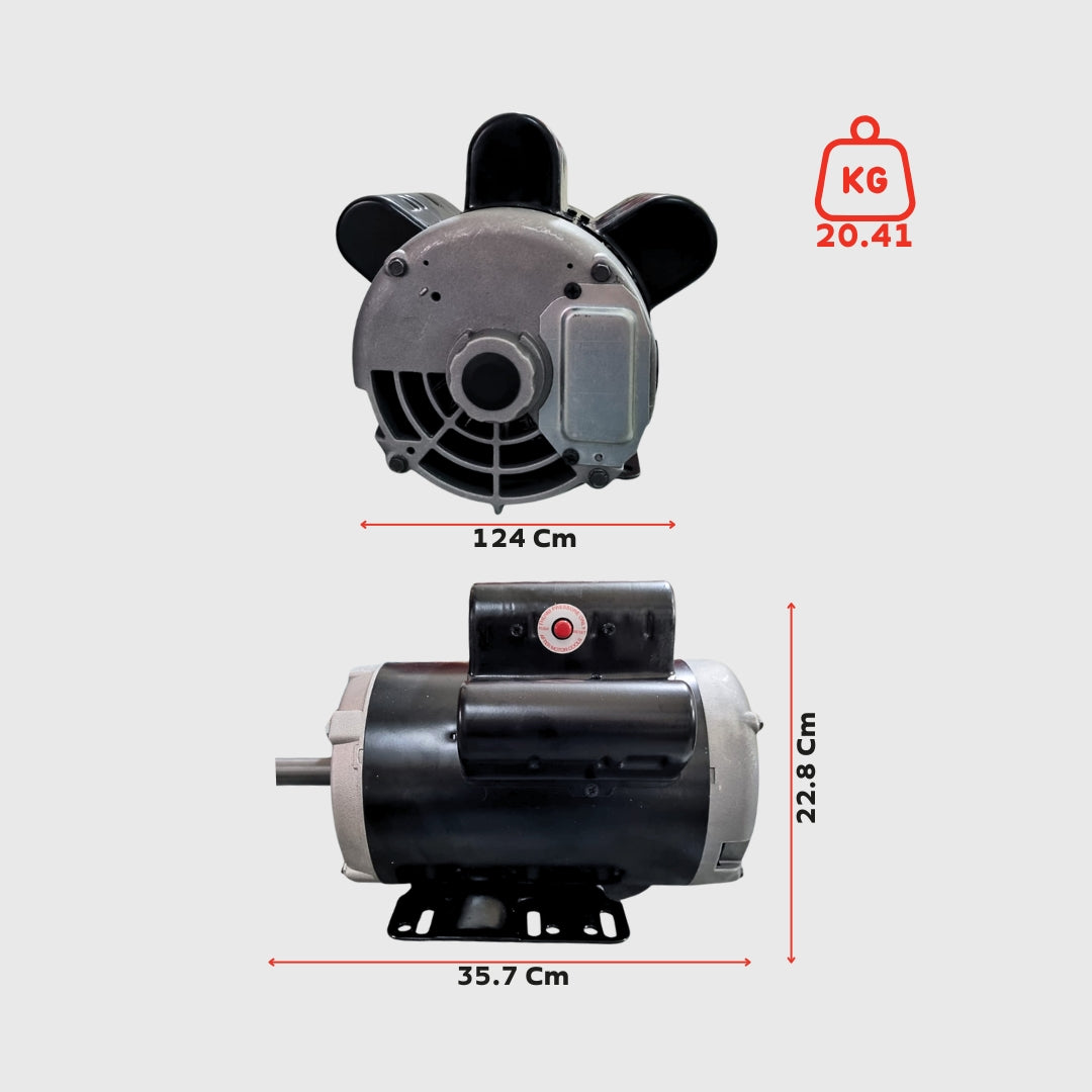 Motor monofásico Century 5 HP 3600 RPM ODP - Suplindustria