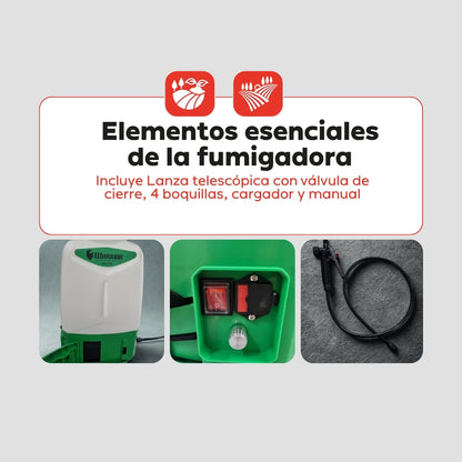 Fumigadora a Batería Warrior BBS1610 – 18 L / 2,5 L/min / 12 V