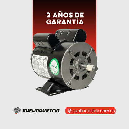 Motor Eléctrico Monofásico CENTURY 0.5 HP 3600 RPM Carcasa Semiabierta (ODP)