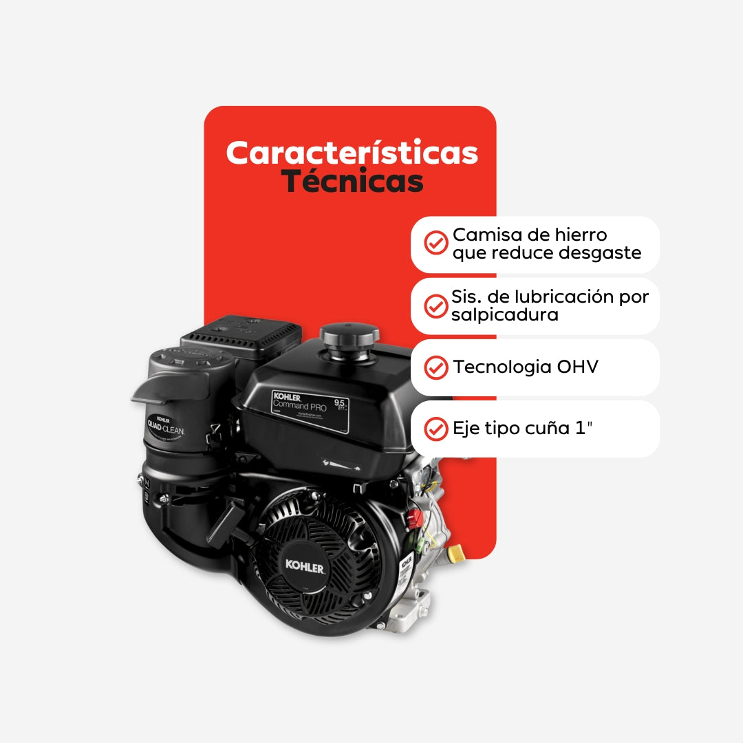 Motor Kohler CH395-0122 – 9,5 HP / 277 cc