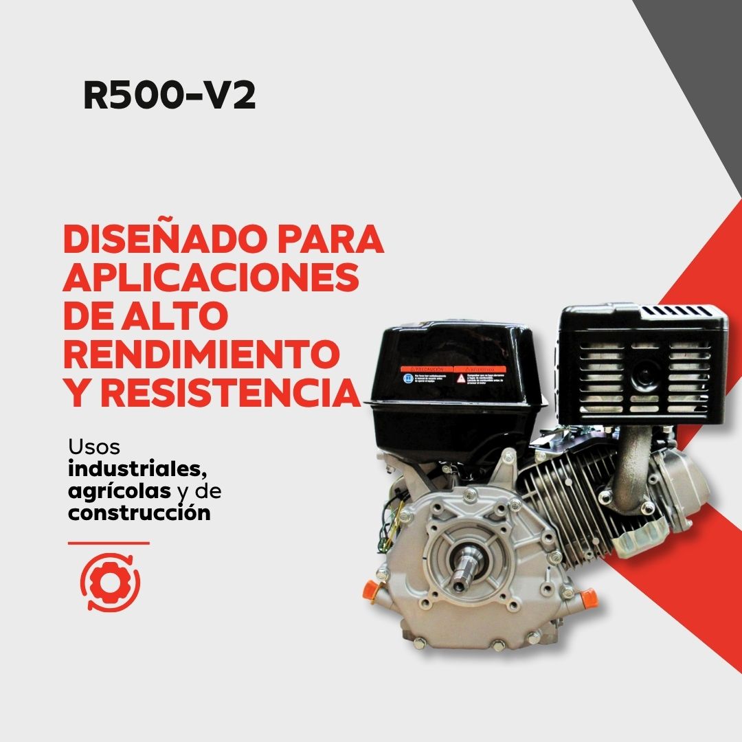 Motor a Gasolina Warrior R500-V2 – 17 HP / 500 cc / OHV