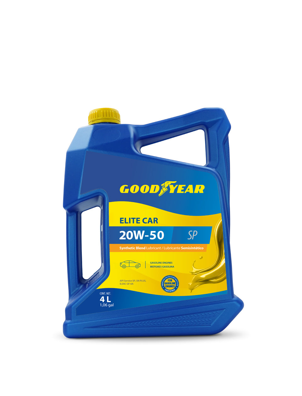 Goodyear Elite Car 20W-50 SP – Aceite Semi-Sintético Galón