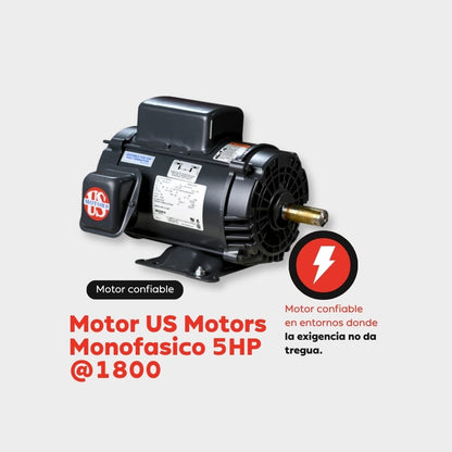 MOTOR US MOTORS MONOFASICO 5 HP