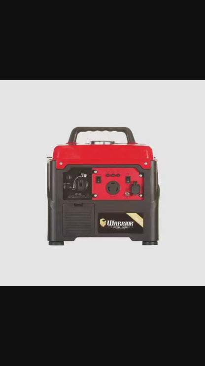 Planta Eléctrica Inverter Warrior R1200IP – 1,2 kW Máxima / 1,0 kW Nominal | 120 V