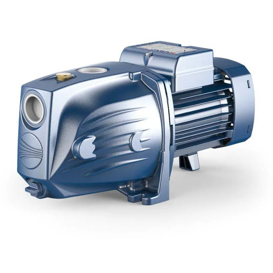 Electrobomba autocebante tipo JET 1 HP – 110/220 V monofásica – 47 mca / 120 L/min – 1" × 1"